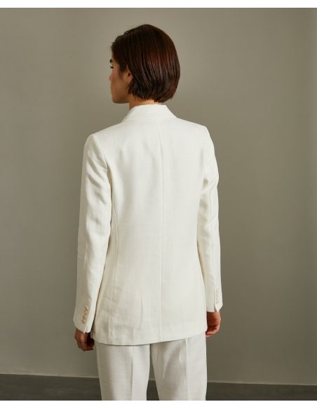 Blazer Lino Blanco