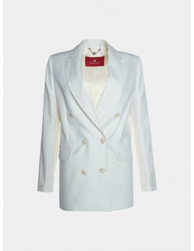 Blazer Lino Blanco
