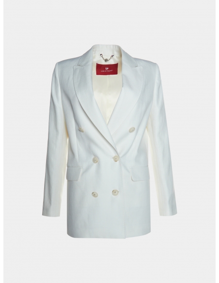 Blazer Lino Blanco