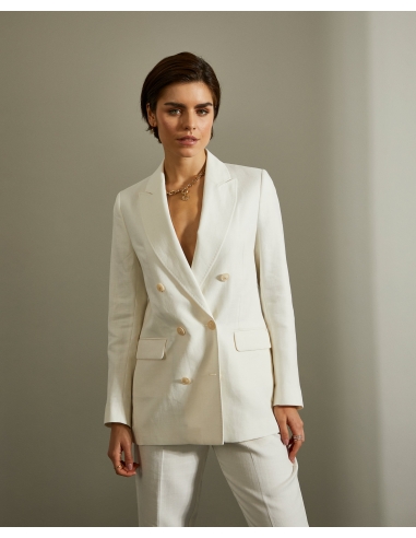 Blazer Lino Blanco