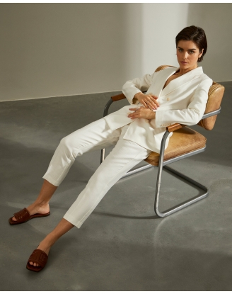 Pantalón Lino Blanco