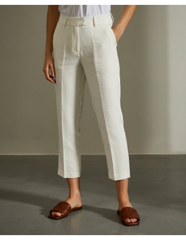 Pantalón Lino Blanco