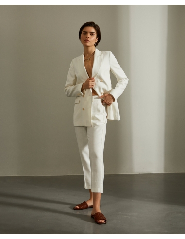 Pantalón Lino Blanco