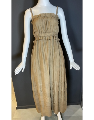 Vestido Organza Mandorla