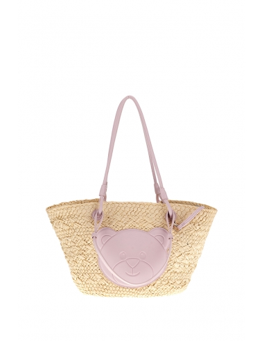 Bolso Palm Teddy Basket Pink