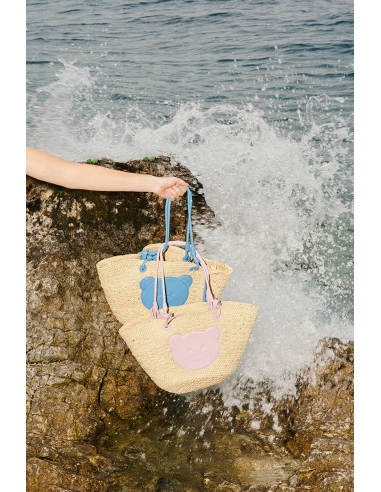 Bolso Palm Teddy Basket Pink