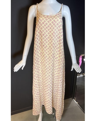 Vestido Largo Diega Beige