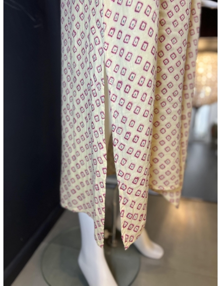 Vestido Largo Diega Beige