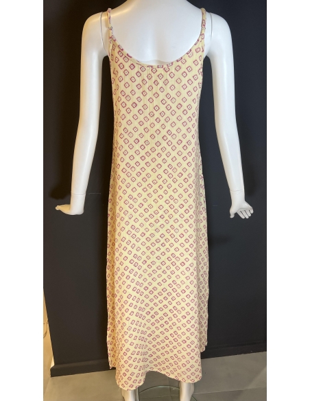 Vestido Largo Diega Beige