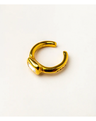 ANILLO RECTANGULO CRISTAL CHECO