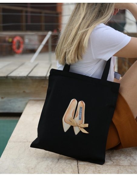 BOLSO SHOPPING LONA NEGRO