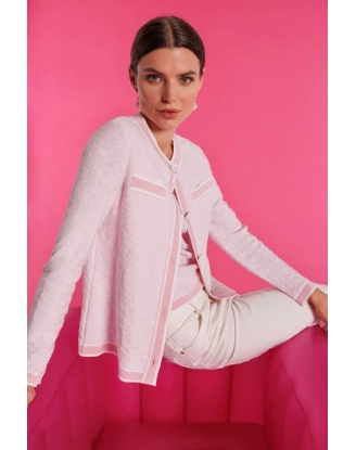 CARDIGAN DE PUNTO VIVOS LISTADOS