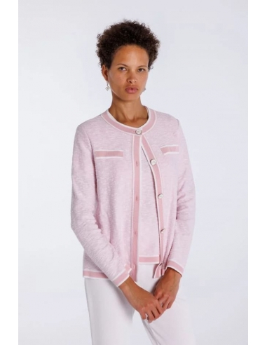 CARDIGAN DE PUNTO VIVOS LISTADOS