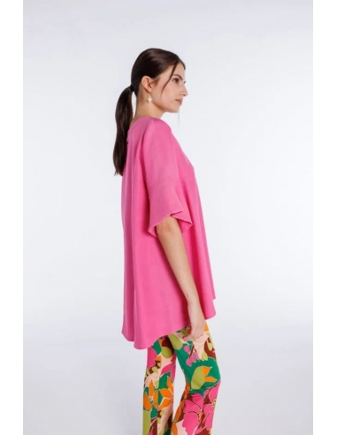 BLUSON MANGA CORTA LINO