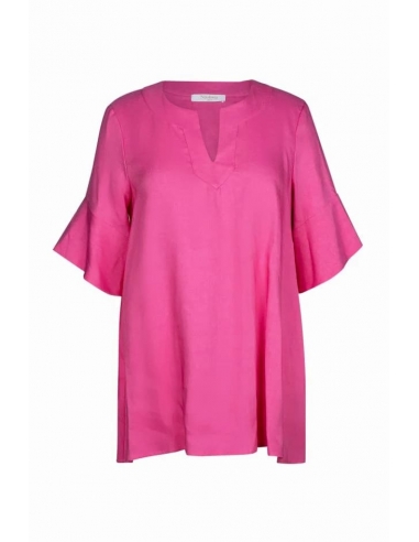 BLUSON MANGA CORTA LINO