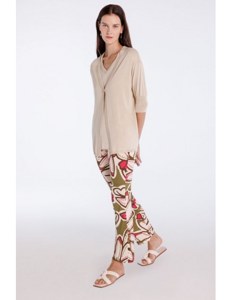 CARDIGAN LARGO MANGA CORTA