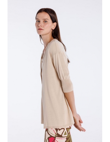 CARDIGAN LARGO MANGA CORTA