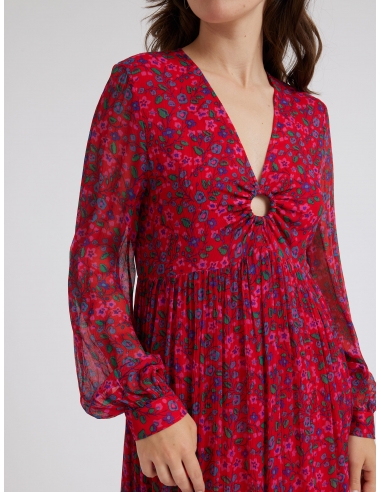 Vestido Aslaug Rouge