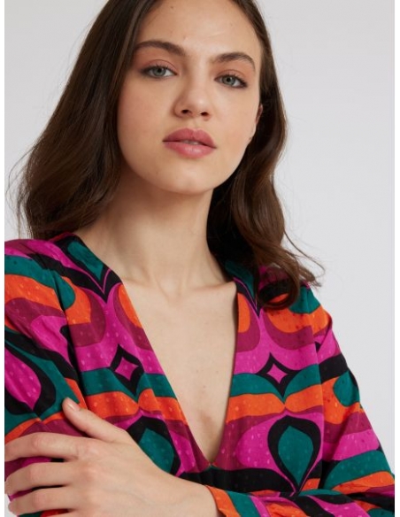 Vestido Douce Fuchsia