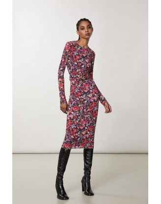 Vestido Tul Estampado