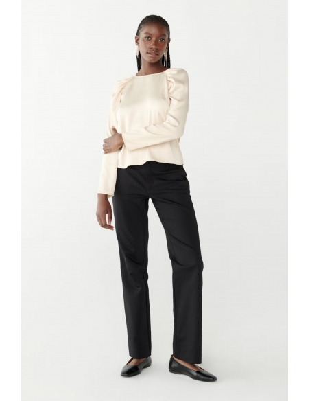 Blusa Clover Beige Dorada