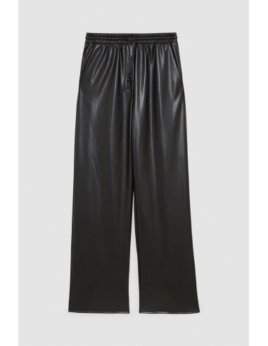 Pantalon palazzo efecto piel