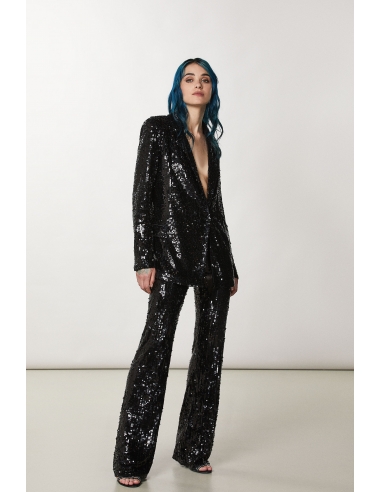 Americana lentejuelas black