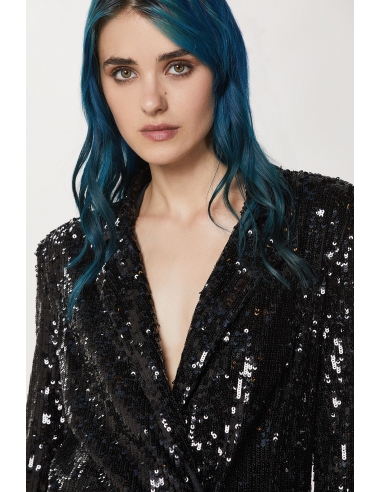 Americana lentejuelas black