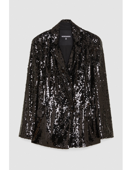 Americana lentejuelas black