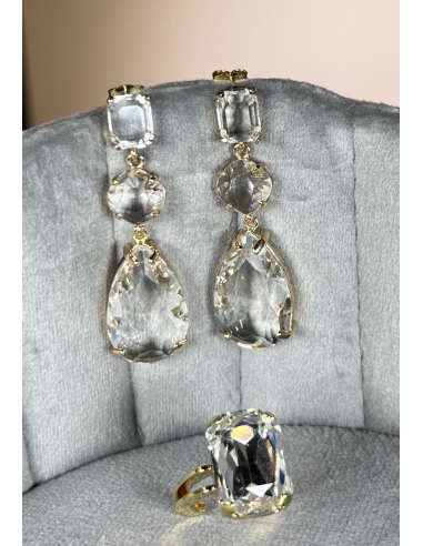 Pendientes Cristal Long