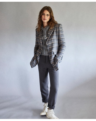 BLAZER OVERSIZE CUADROS