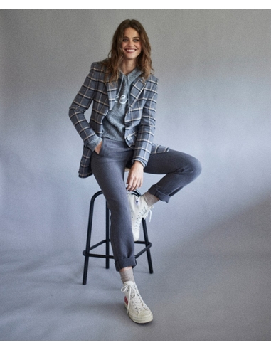 BLAZER OVERSIZE CUADROS