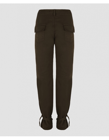 PANTALÓN CARGO TIRAS VERDE