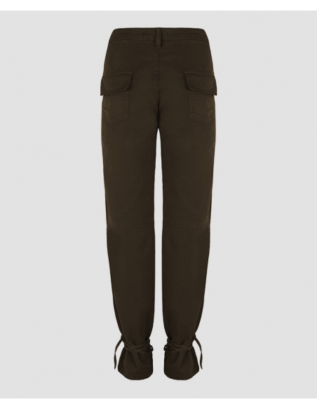 PANTALÓN CARGO TIRAS VERDE