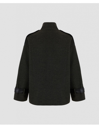 CHAQUETA MILITAR LANA VERDE