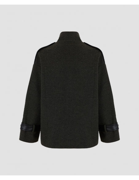 CHAQUETA MILITAR LANA VERDE