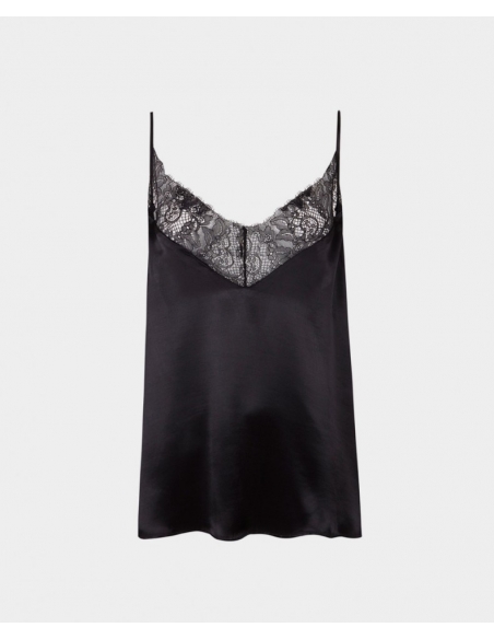 TOP LENCERO NEGRO