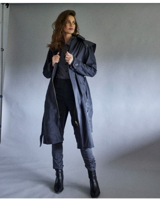 Gabardina gris