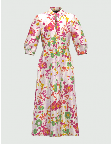 Vestido Aereo estampado