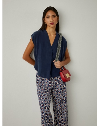 BLUSA DE CUPRO SIN MANGAS