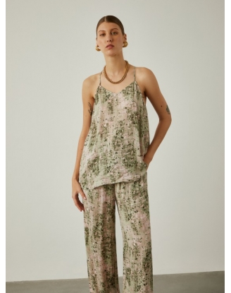 Top tirantes estampado