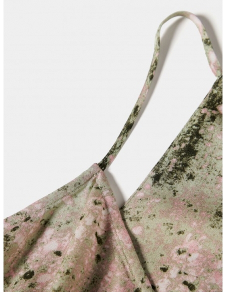 Top tirantes estampado