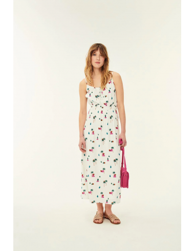 VESTIDO BLANCO ROMEA TROPICAL