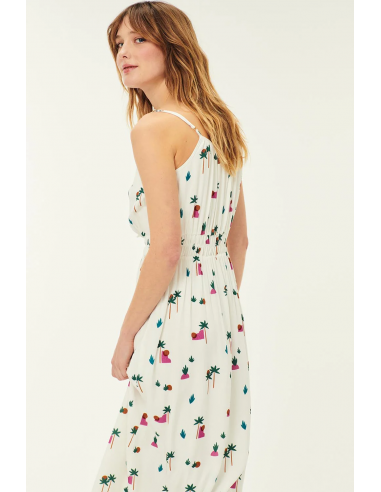 VESTIDO BLANCO ROMEA TROPICAL