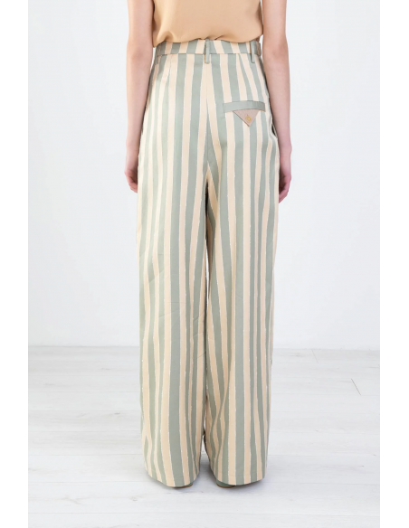 Pantalone Satin stripes