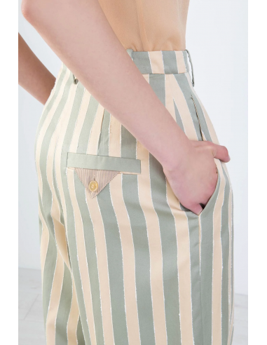 Pantalone Satin stripes