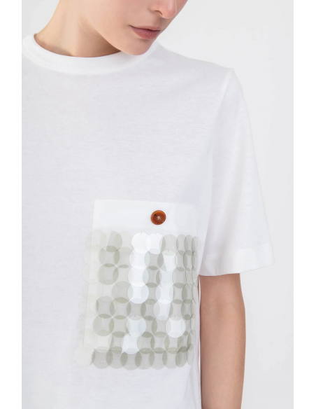 T-shirt con pailletes