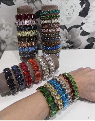 Pulsera Cristal octogonal