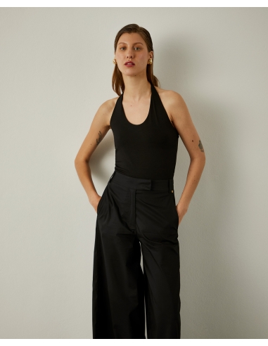 Top punto cuello halter