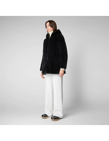 CHAQUETON REVERSIBLE MARRON